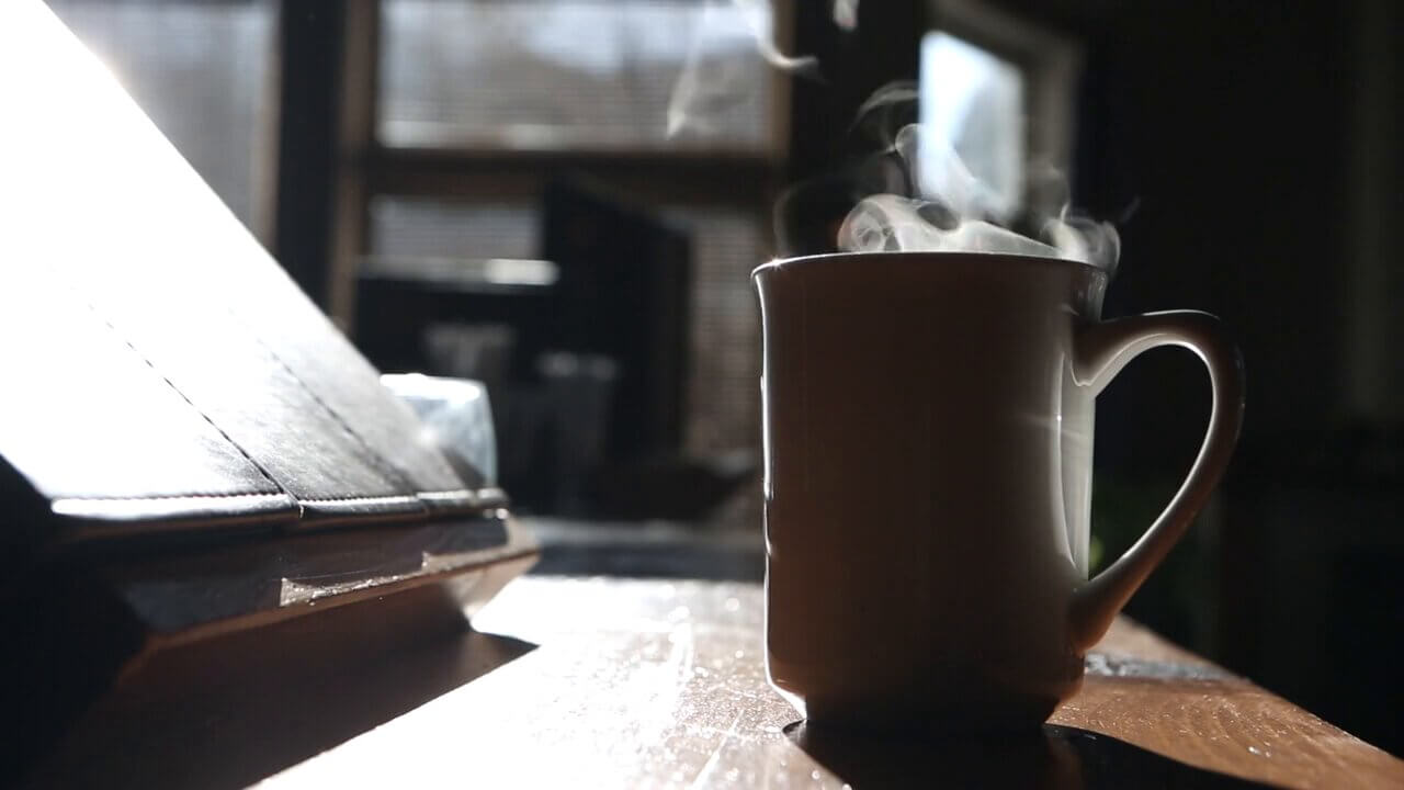Imagen 4 animación del humo de una taza de café