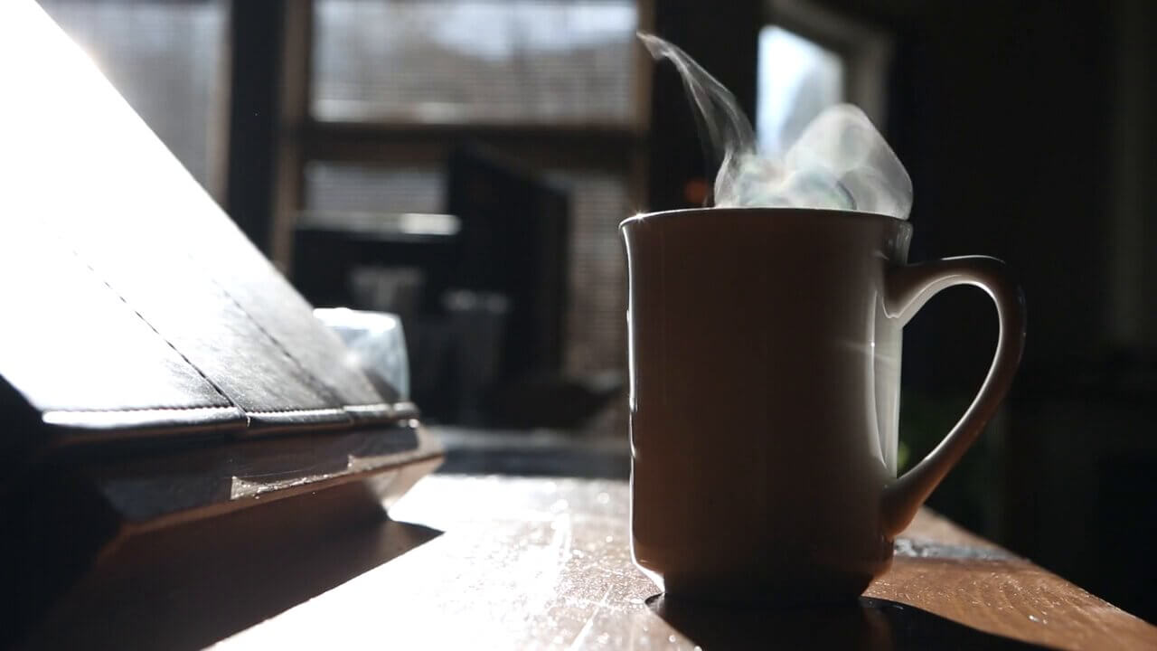 Imagen 7 animación del humo de una taza de café