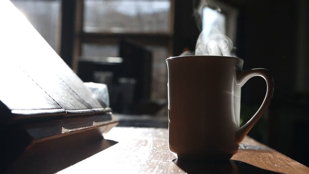 Imagen 12 animación del humo de una taza de café