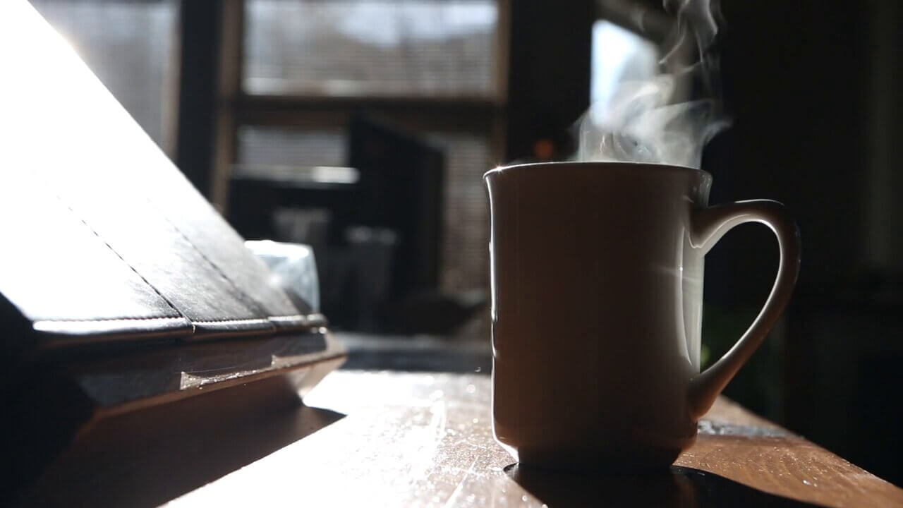 Imagen 18 animación del humo de una taza de café