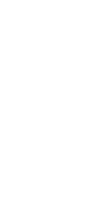 Símbolo del humo que sale de la taza de café del logo de Café a Ciegas, blanco.